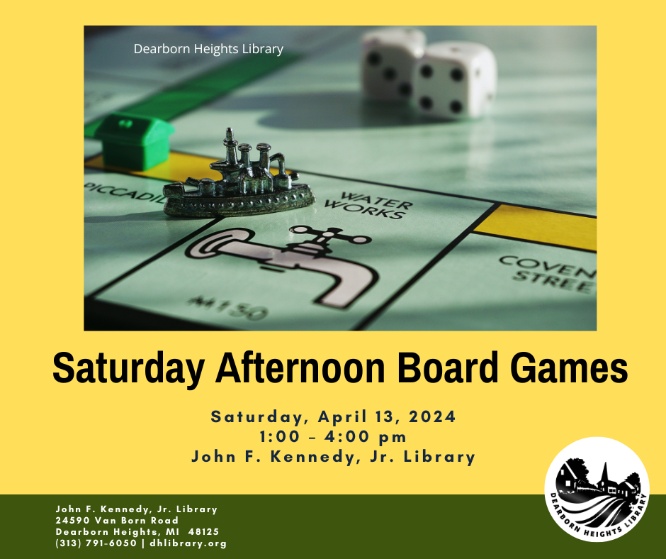 Image for Saturday Afternoon Board Games 4-13-24.png