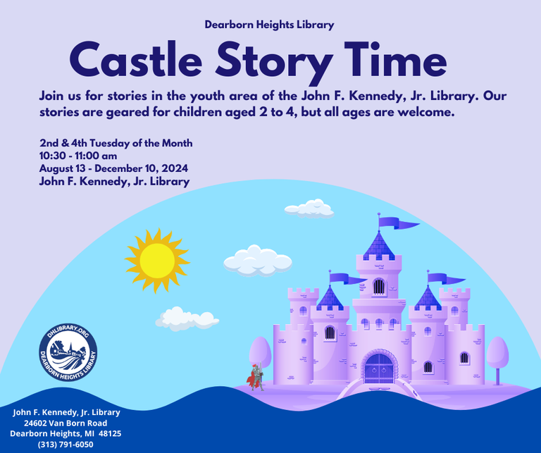 Image of castle with text.