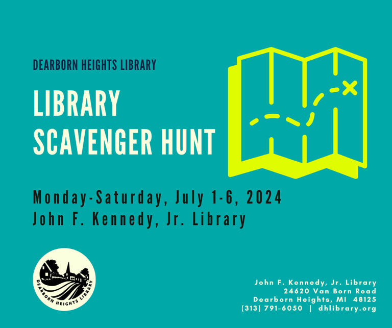 Image for Library Scavenger Hunt 7-1 to 7-6-24.png