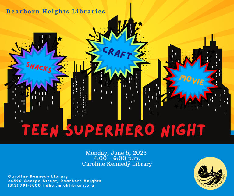 Image for Teen Superhero Night 6-5-23.png