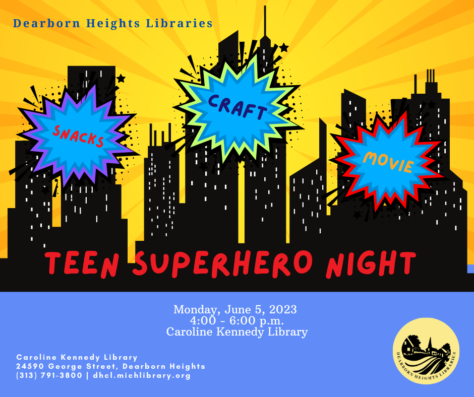 Image for Teen Superhero Night 6-5-23.png