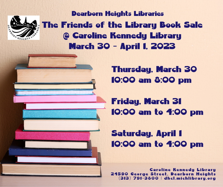 Image for Friends Book Sale 3-23.png